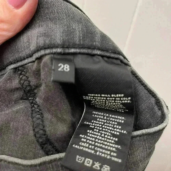 J Brand Super Skinny Photo Ready Jean Night Bird Faded Black 28 - Picture 7 of 8